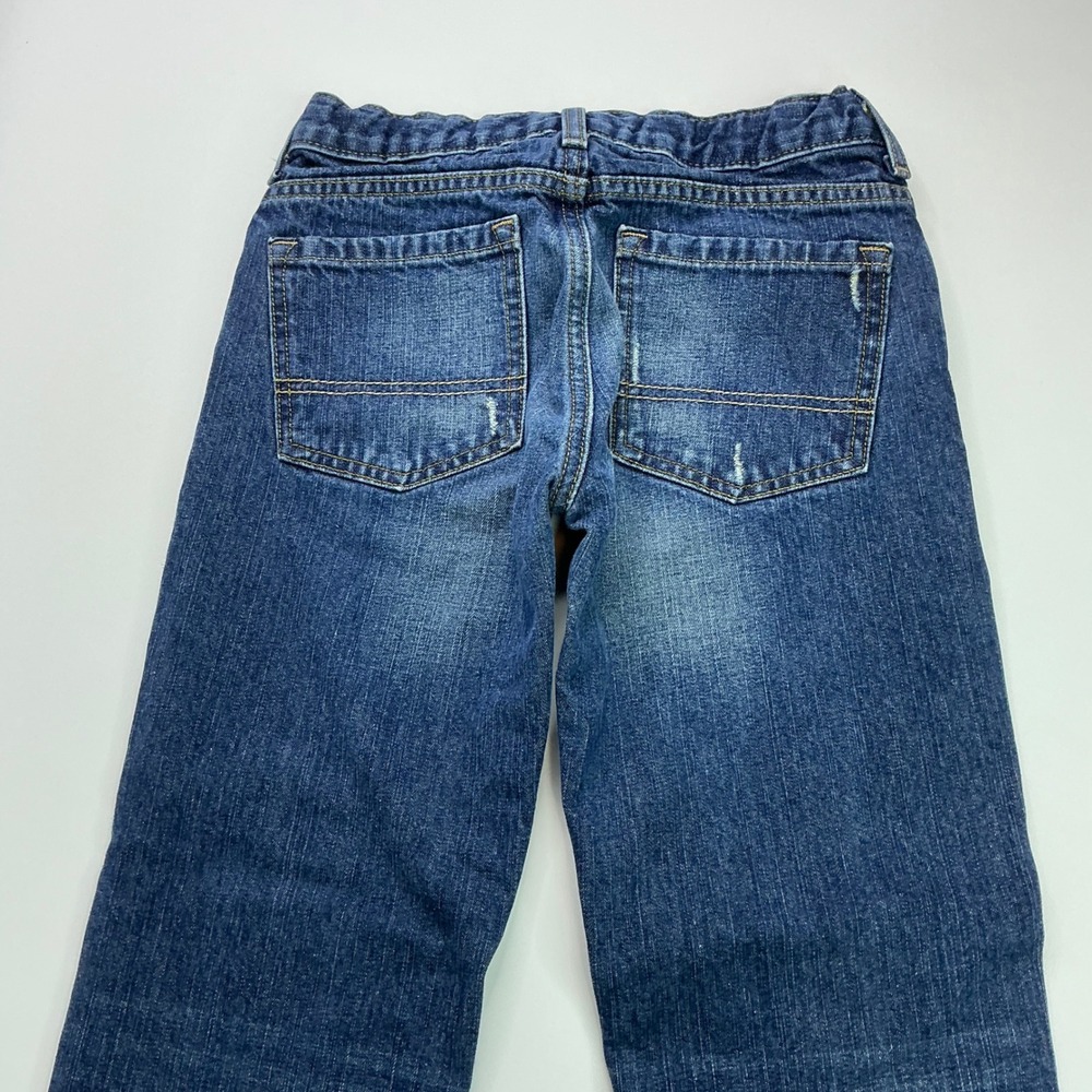 Arizona Blue Jeans Kids 10 Regular Straight Leg Factory Distressed Adjustable - Picture 10 of 16